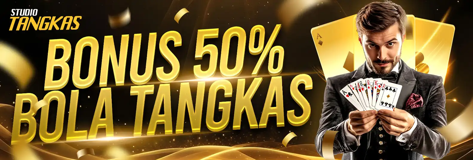 BONUS MEMBER BARU 50% BOLA TANGKAS